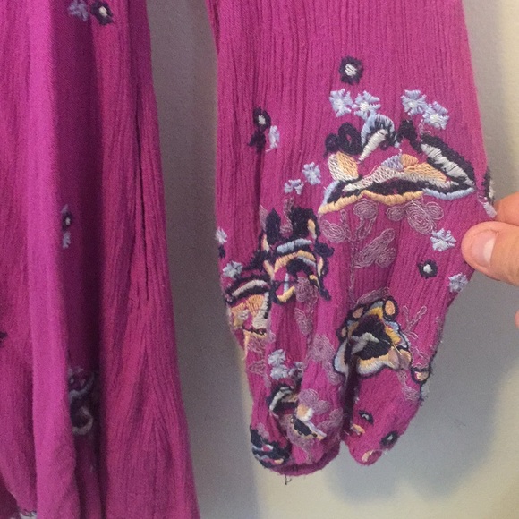 B2G1 Free People purple floral dress - Picture 8 of 8